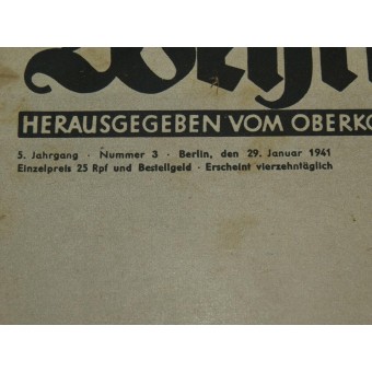 Die wehrmacht, nr.3, 29 januari 1941, Nachrichtenhelferin der Luftwaffe. Espenlaub militaria